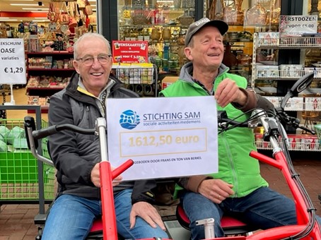 Broers van Berkel doneren genereus aan Stichting SAM!